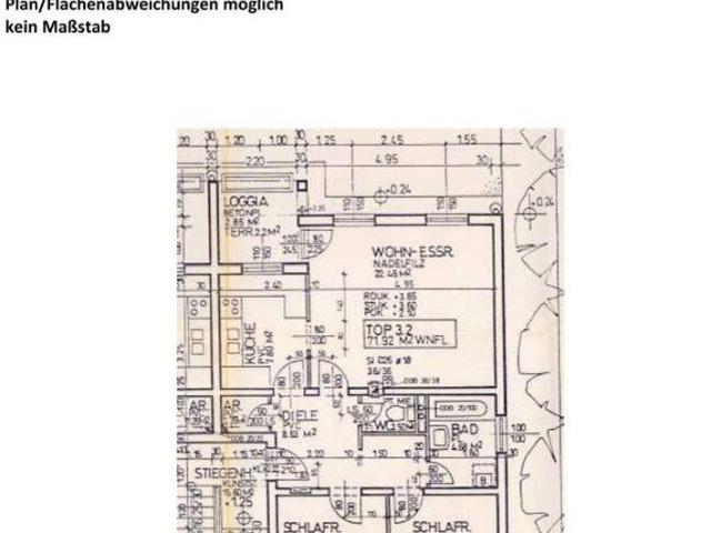 Familienwohnung im EG mit Loggia
