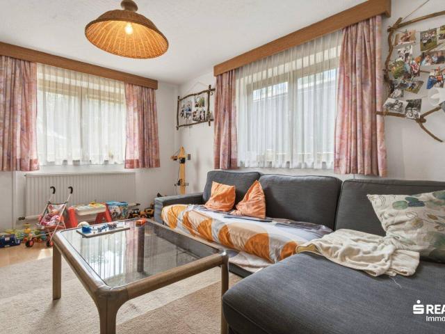 Familienwohnung mit Garten & Garagenbox – 100 m² Wohnfläche mit viel Gestaltungspotenzial