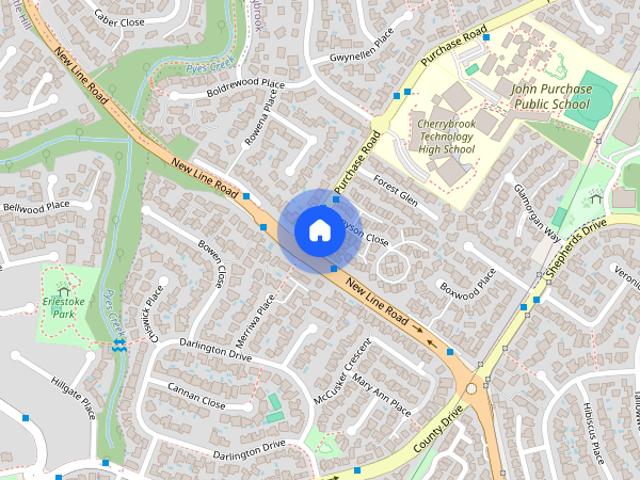 Family home in CTHS catchment