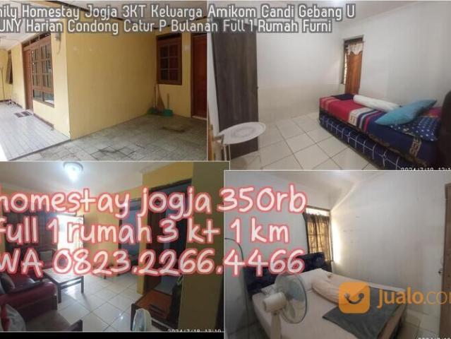 Family Homestay Jogja 3KT Keluarga Amikom Candi Gebang UPN UNY Harian Condong Catur P Bulanan