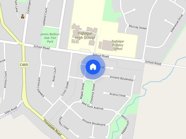 Family Living in a Prime Trafalgar Location