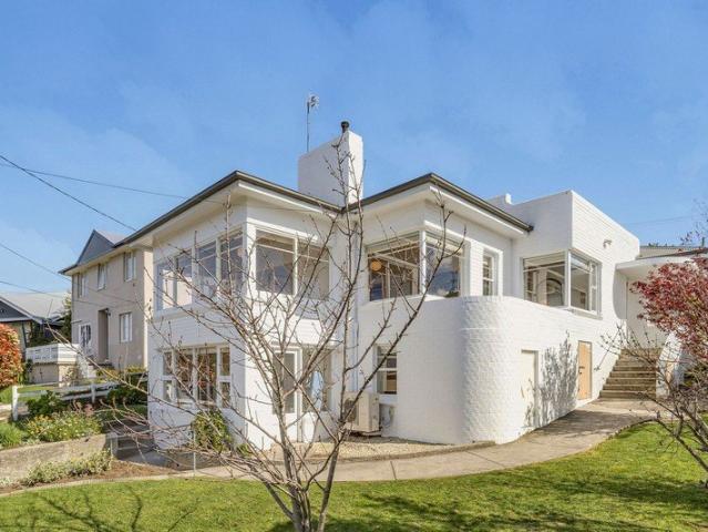 Family living with expansive water views