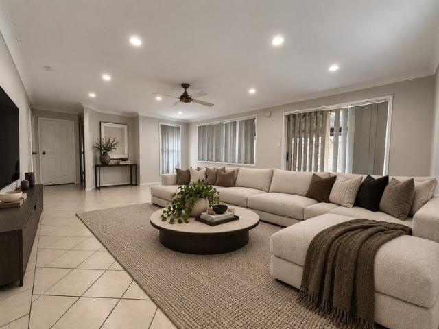 Family living with space to entertain