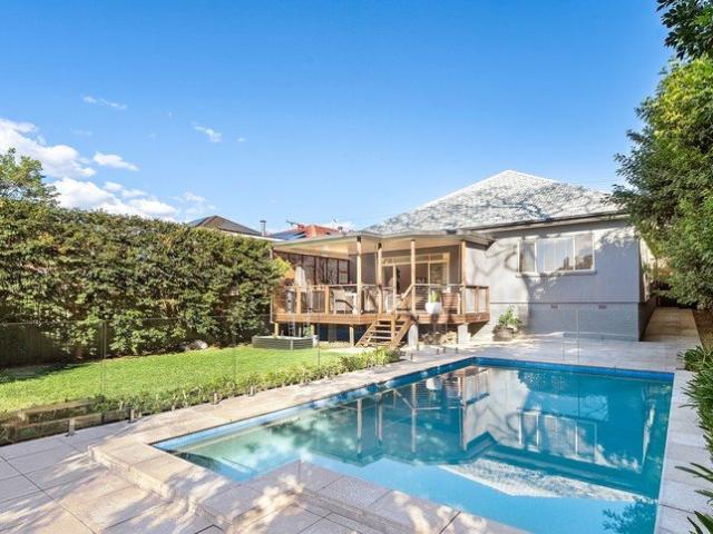 Family living with resort style poolside entertaining