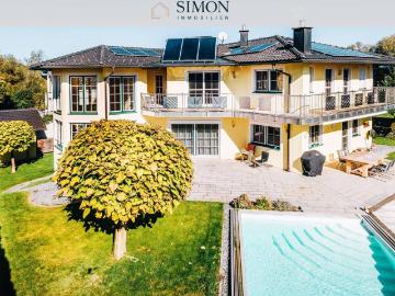 Familydream Exklusives Einfamilienhaus mit Pool und Untersbergblick