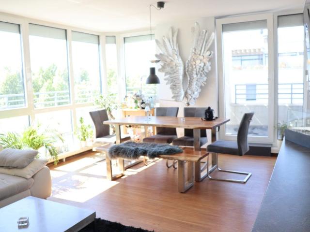 Fantastic, amazing penthouse with great rooftop terrace and balcony in Düsseldorf Derendorf, Dusseldorf Amsterdam Apartments for Rent