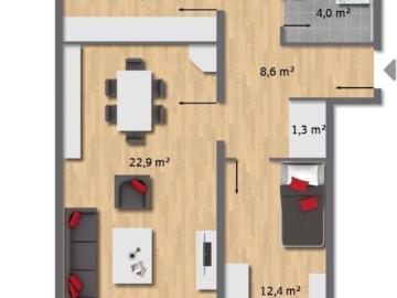 Fantastic apartment in Essen Freisenbruch, Essen Amsterdam Apartments for Rent