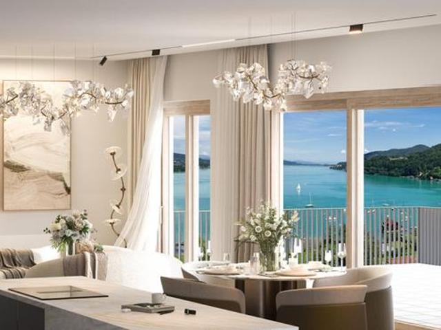Fantastic Lake View Gartenwohnung am Wörthersee mit privatem Seezugang