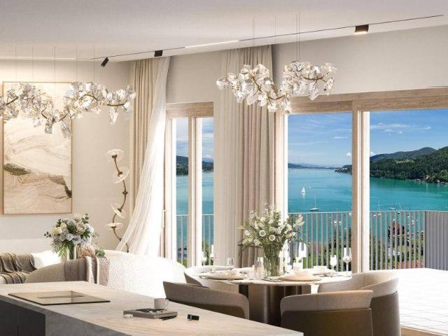 Fantastic Lake View Großzügige Wörtherseewohnung mit Pool, Seeblick und privatem Seezugang