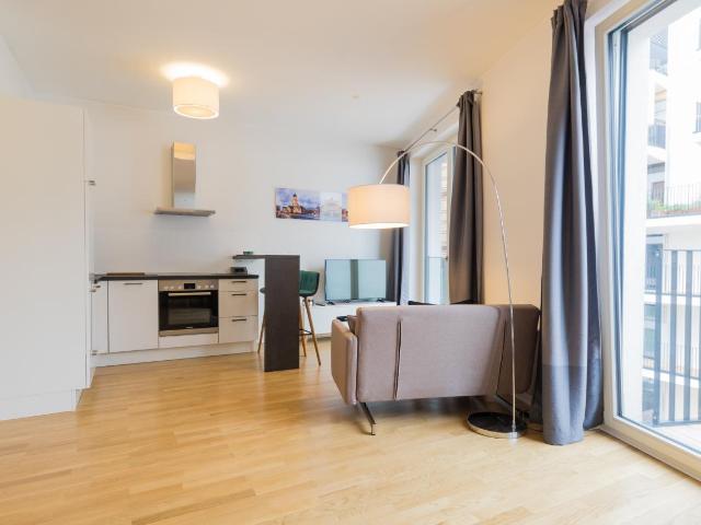 Fantastic studio with balcony in Mitte central but quiet location, Berlin Amsterdam Apartments for Rent