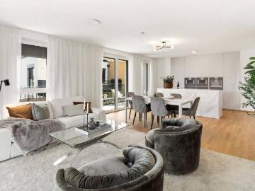 FANTASTISCHE VIER Zimmer Wohnung + mit Garten und Terrasse