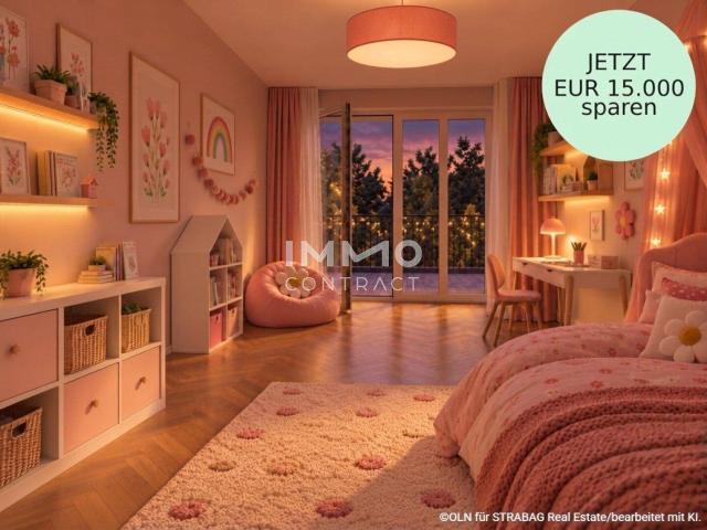 Fantastisches Dreizimmer Apartment mit großzügigem Balkon Gym, Urban Gardening, Gemeinschaftsküche u.v.m