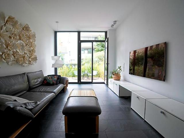 Fabrik Loft mit Haus im Haus Charakter, teil möbliert