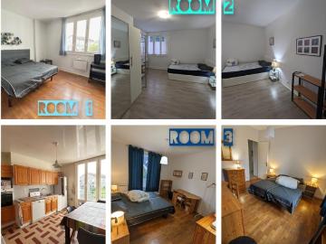Face au parc, 10min du campus, 108m2, 3 chambres