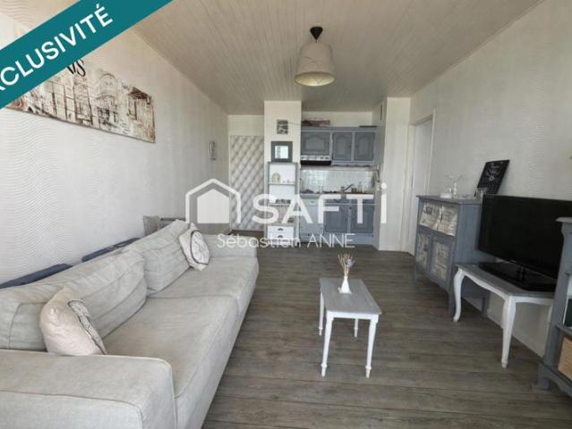 Face à la mer, appartement avec loggia !