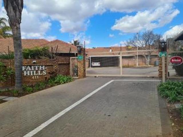 faith hills 2 bedroom, 1 bathroom.