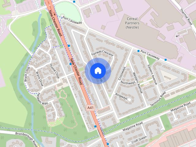 Fairway North, Bromborough