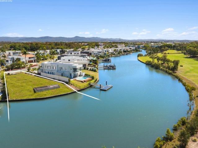 Fairway Island's Largest Waterfront Block 944sqm with Pool, Sheet Piling & Plans Already Done
