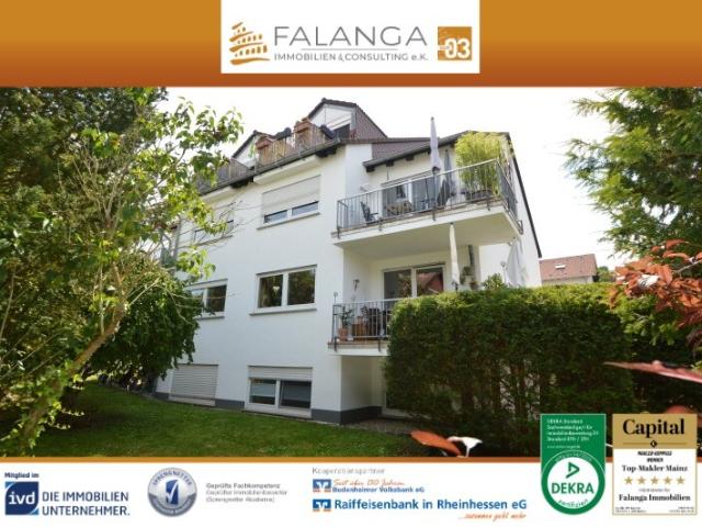 Falanga Immobilien Seltene Gelegenheit: 3 Zimmer Wohnung mit Sonnenbalkon in Bestlage Budenheim!
