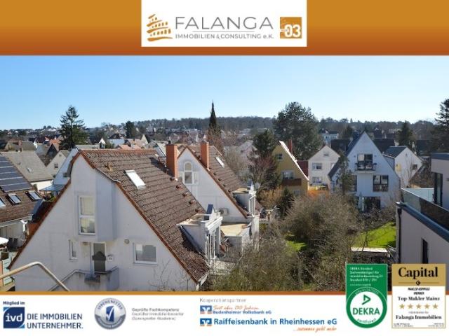 Falanga Immobilien Wohntraum auf zwei Ebenen – Helle Galerie Maisonette in Budenheim!