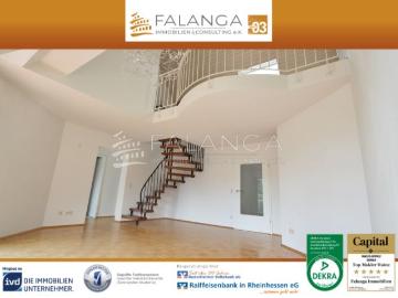 Falanga Immobilien Verlieben erlaubt! Luftig und helle Maisonette Galerie Wohnung in Budenheim!