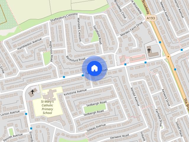 Farringdon Road, Marden Farm, Cullercoats, NE30