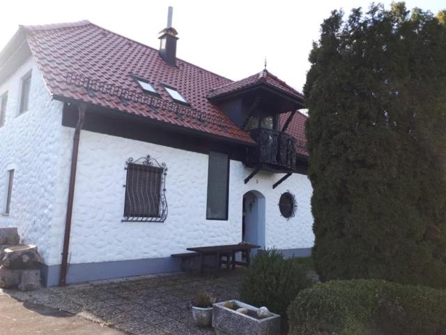 Fast Alleinlage Haus mit Halle und großem Grundstück