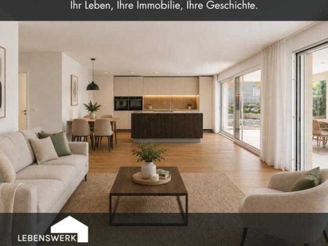 Fast wie ein Haus. Nur einfacher.4.5 Zimmer Gartenwohnung in Zuben TG