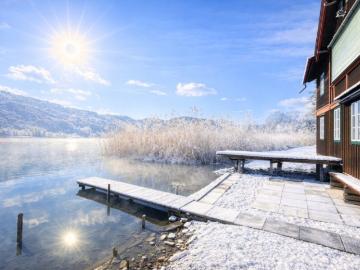 Faszinierendes Seehaus am Ossiacher See am Fuße des Schiberges Gerlitzen