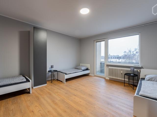 Fashionable & spacious loft great view!
