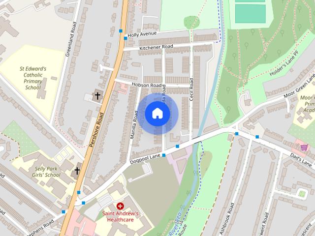 Fashoda Road, Selly Park, Birmingham Room 2