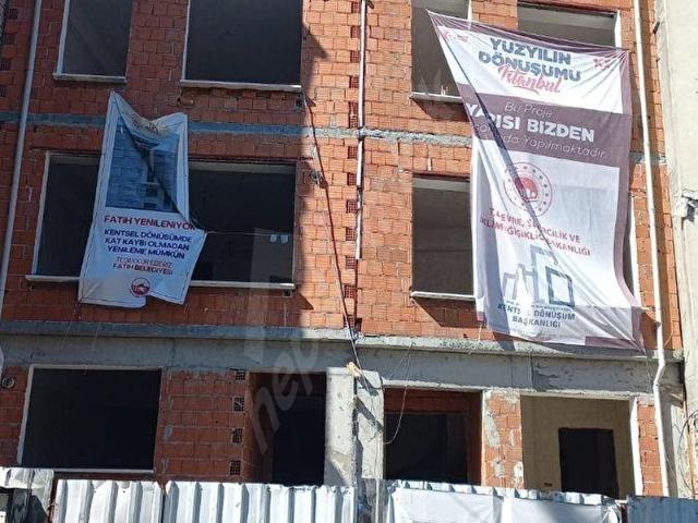 FATİH ÇAPA HASTANE YANINDA 0 YAPILMA AŞAMASINDA 1+1 GENİŞ DAİRE