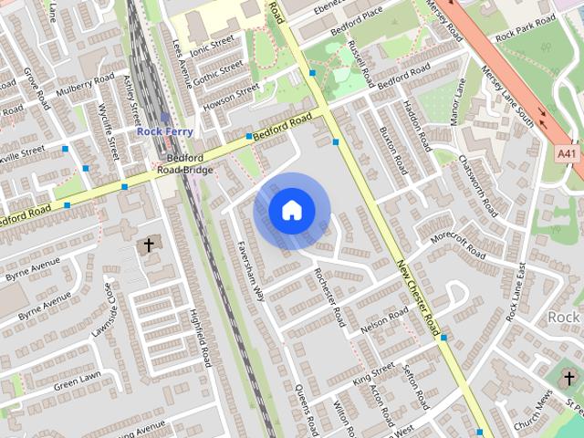 Faversham Way, Birkenhead, Wirral, Merseyside, CH42
