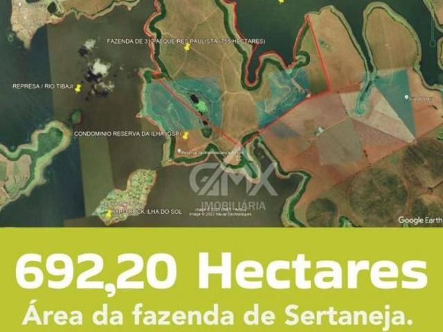 Fazenda com 6 dormitórios à venda, 286 Alqueires Paulista por R$ 100.000.000 Paranagi Sertaneja