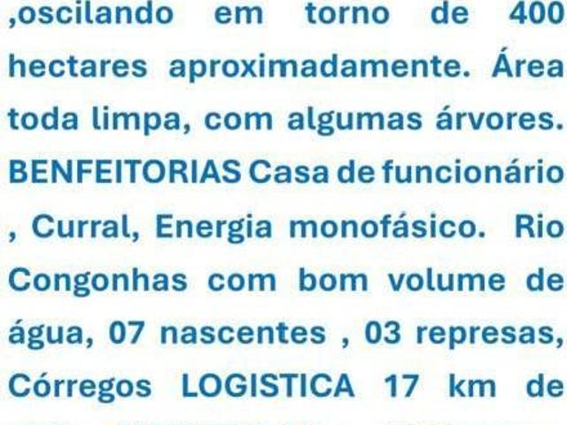 Fazenda / Sítios / Chácaras com 3 quartos à venda em Gouveia, no bairro Zona Rural