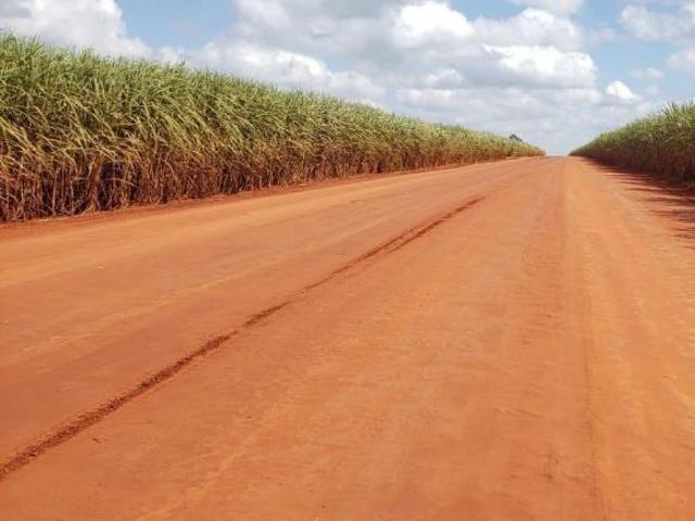 Fazenda 156 Alqueires, 124 Alqueires em Cana, Terra Boa e Plana, Benfeitorias Simples, Beira de Asfa