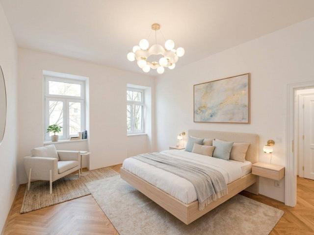 FBG6+ Hochwertige 5 Zimmer Altbauwohnung mit Balkon ERSTBEZUG nahe Augarten