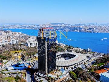 Fdn'den Süzer Plaza'da Kiralık 1+1 Boğaz Manzaralı A+ Eşyalı