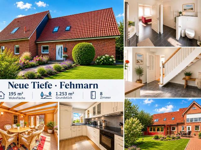 Fehmarn Neue Tiefe: Vielseitiges Wohnhaus mit Teilungsoption, großem Garten & Südterrasse