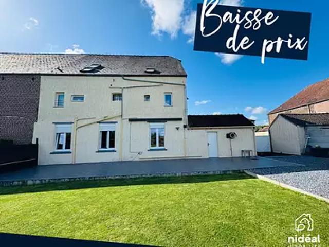 Feignies 59750 Achat / Vente maison 3 pièces t3 terrasse parking