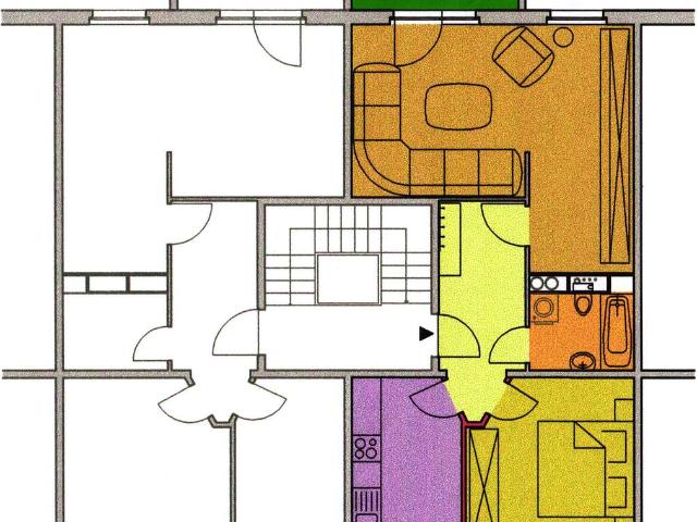 Feine 2 Raum Wohnung