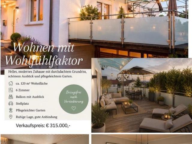 Feldkirchen I DHH mit Sonnenbalkon I 6 Zimmer I Garten I ruhig