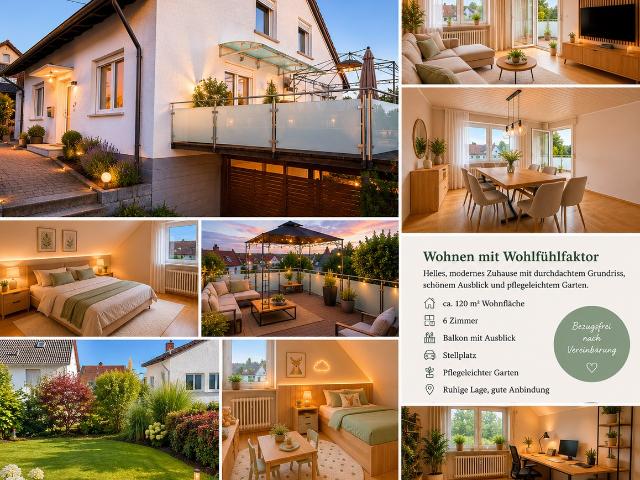 Feldkirchen I DHH mit Sonnenbalkon I 6 Zimmer I Garten I ruhige Lage