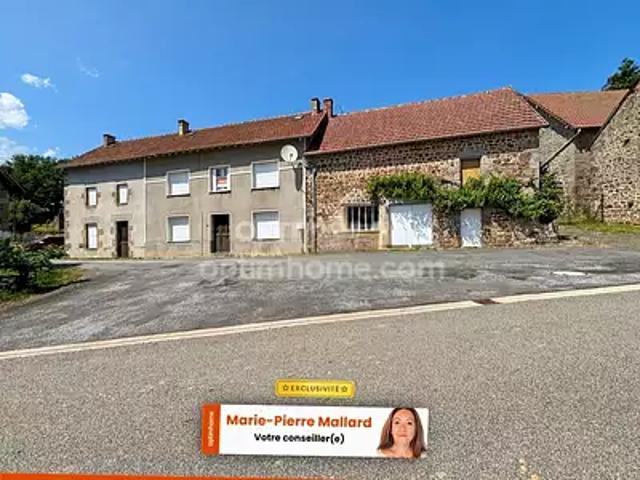 Felletin 23500 Achat / Vente maison 7 pièces t7