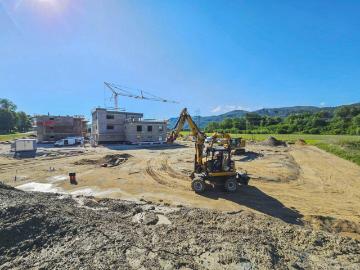 Fertigstellung 2026! Gartenwohnung Kaiserallee Grafenstein Baukörper K3 Top 2 EG