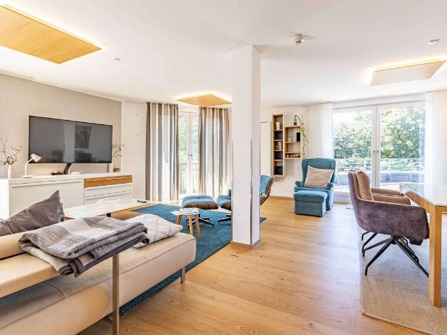 Ferienwohnung/Hotelsuite direkt am Kurplatz Norderney: Exklusives Wohnerlebnis mit Dachterrasse!