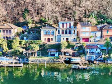 Ferienhaus Charmante historische Villa mit Blick auf den Luganer See