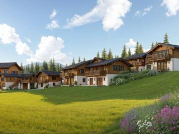 FERIENIMMOBILIE / Kärnten Hochrindl! Traumhafte Chalets mit herrlichem Blick über das Kärntner Land