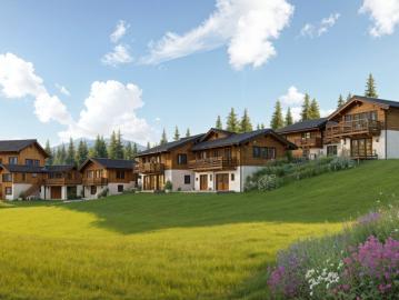Ferienimmobilie / kärnten hochrindl! Traumhafte Chalets mit herrlichem Blick über das Kärntner Land
