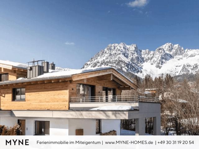 Ferienimmobilie im Miteigentum: Neubau Chalet mit Blick auf den Wilden Kaiser